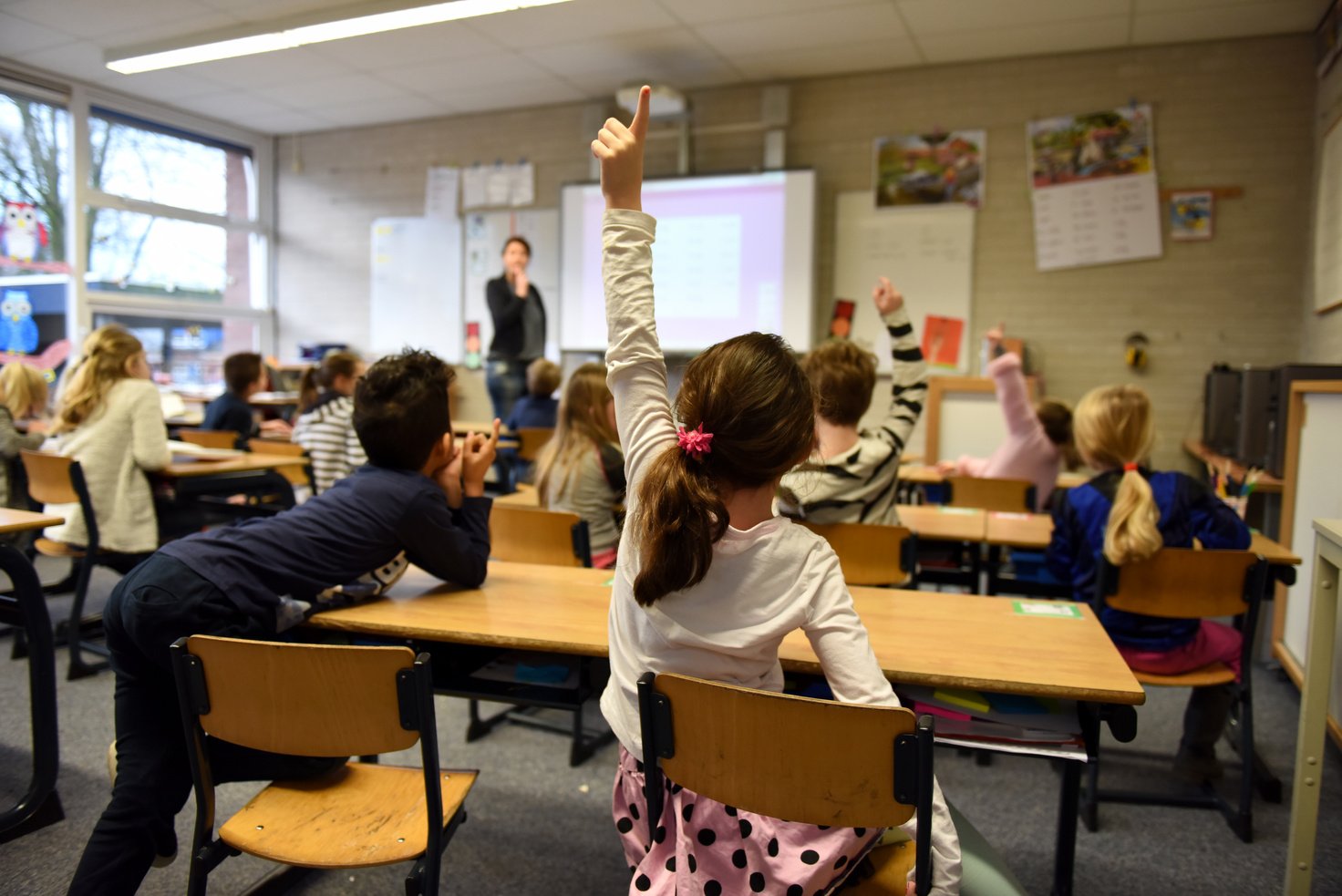 Students Inside a Classroom in the School